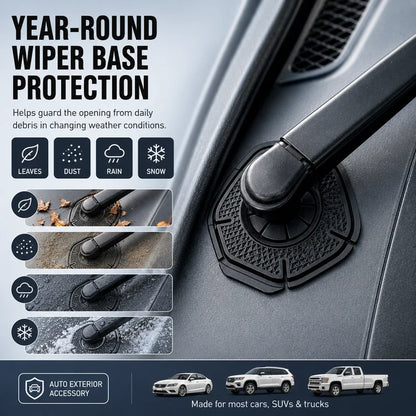 🚗 6PCS Wiper Arm Hole Protector – Silicone Dust Cover for Cars, SUVs & Trucks
