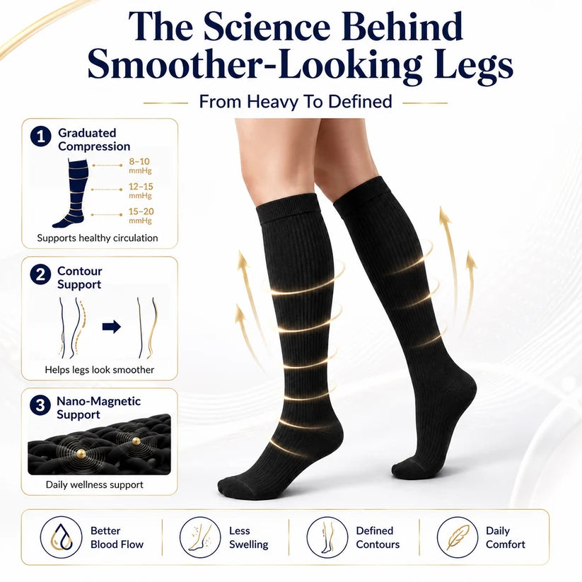 Mresio® VenoMag Nano-Magnetic Professional Leg Circulation Socks