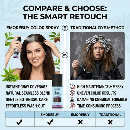 ⚡ Instant Root Cover Spray — Erase Gray Hair Instantly, Look Naturally Younger