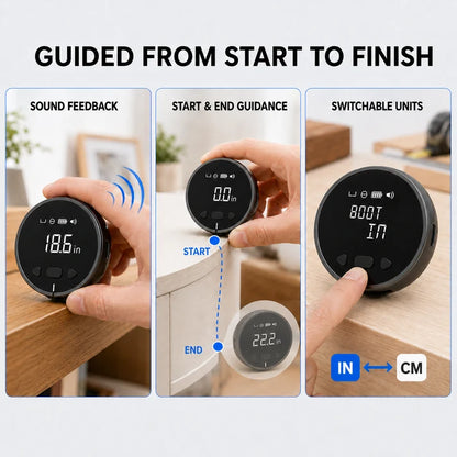📏 8-in-1 Digital Rolling Tape Measure for Curves, Straight Lines & Irregular Surfaces ✨