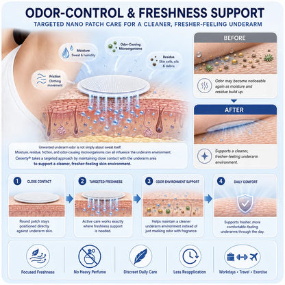 Ceoerty® 2-in-1 Nano Underarm Deodorizing & Melanin-Control Patches