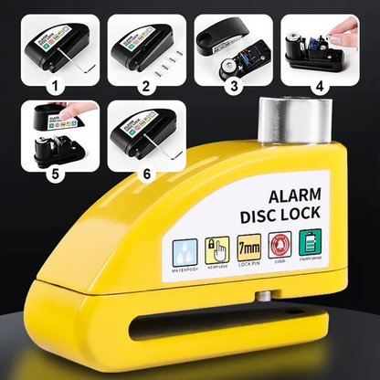 Motorcycle Anti-theft AlarMotorcycle Anti-theft Alarm Disc Lockm Disc Lock