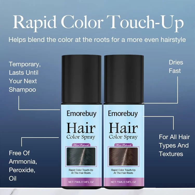 ⚡ Instant Root Cover Spray — Erase Gray Hair Instantly, Look Naturally Younger
