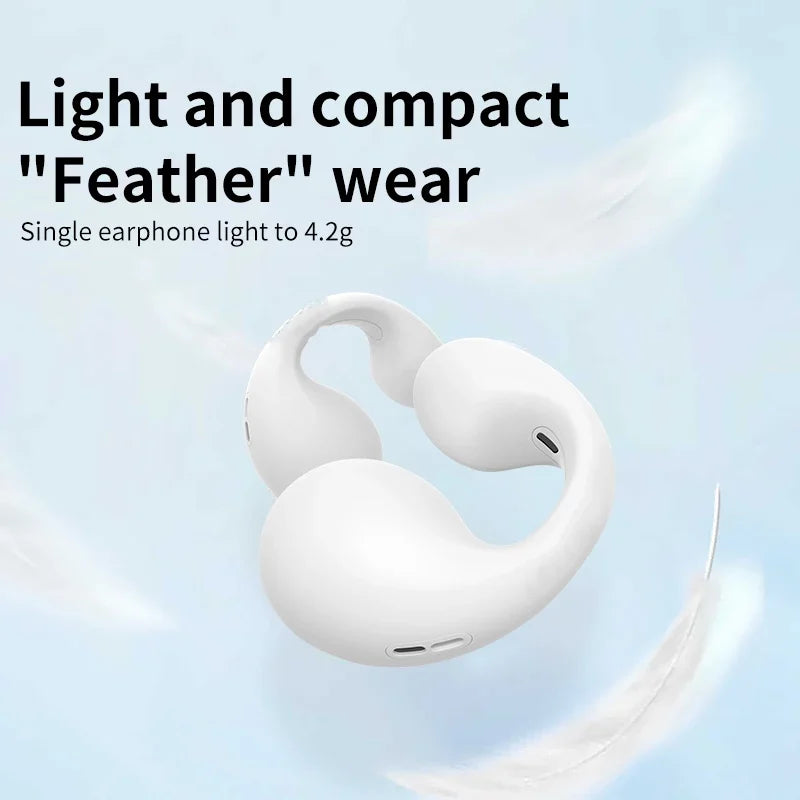 🎅 Sale - 49% OFF🎁 Wireless Ear Clip Bone Conduction Headphones