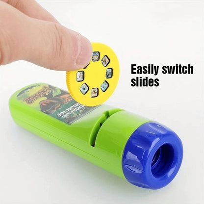 🦖 Dinosaur Projector Flashlight, Portable Dinosaur Projector Flashlight, Night Light Te