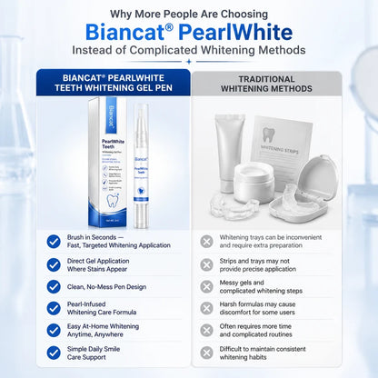 Biancat® PearlWhite Teeth Whitening Gel Pen