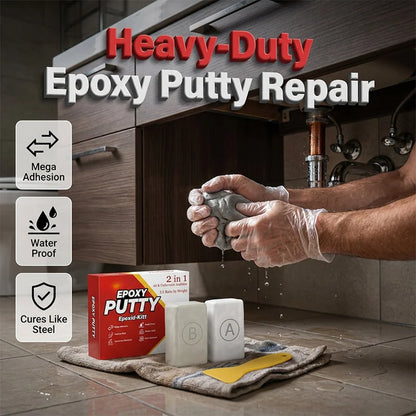 🏭Factory direct 44% off！🛠️All-purpose repair！🔥AB Epoxy Putty Stone Model Repair Clay