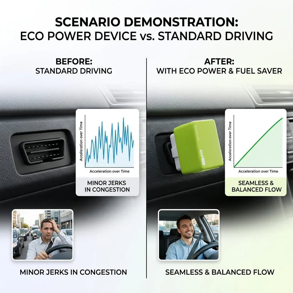 ⚡ OBD2 ECO Power & Fuel Saver Device