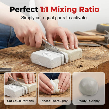🏭Factory direct 44% off！🛠️All-purpose repair！🔥AB Epoxy Putty Stone Model Repair Clay