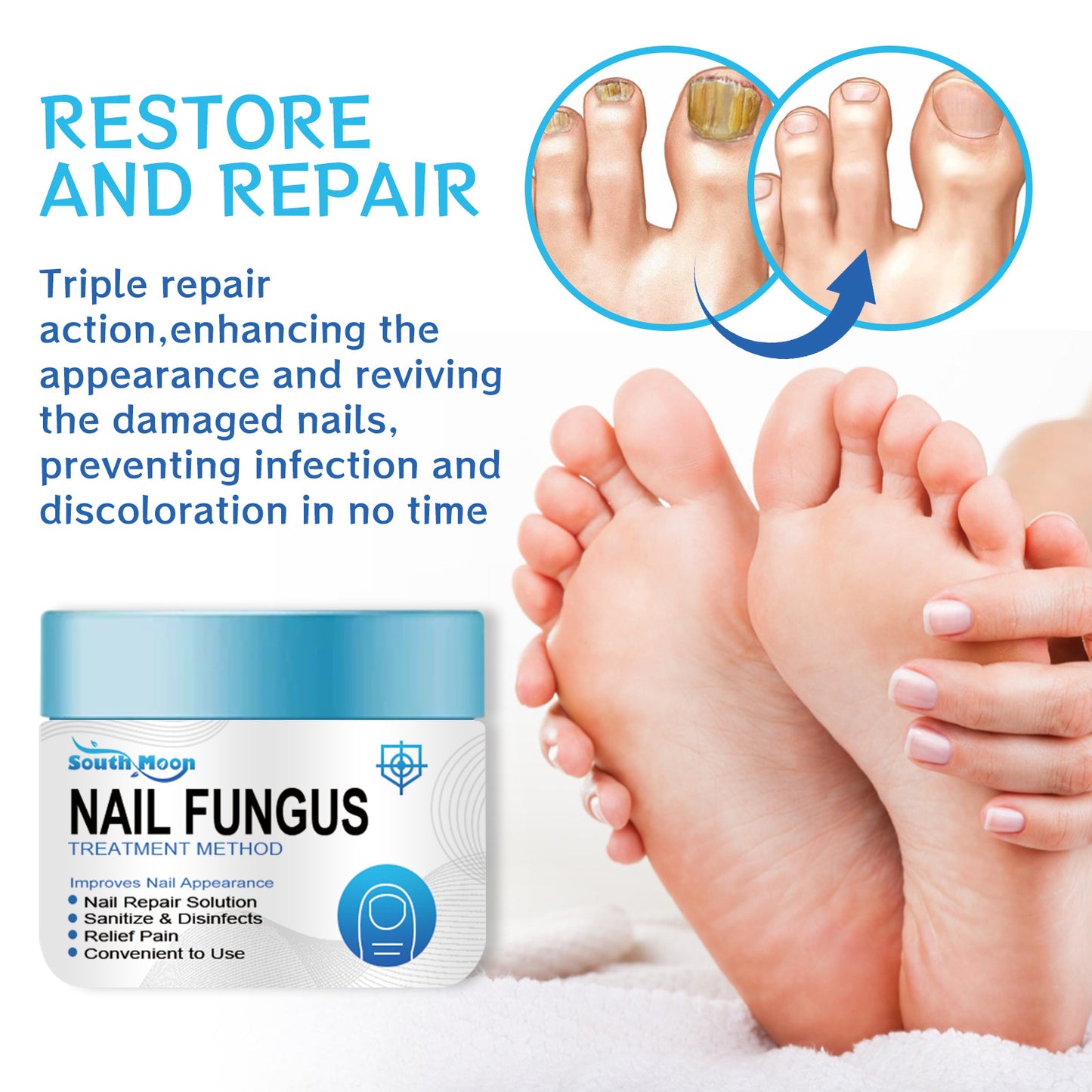🛡️🛡️South Moon Nail Treatment Cream