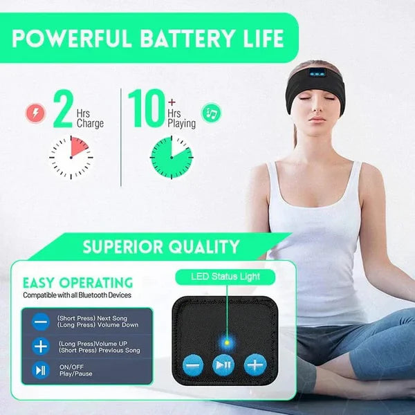 🎅 Sale - 49% OFF🎁Wireless Bluetooth Headband