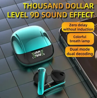 🏃‍Sports Waterproof Wireless Earphone Noise Cancelling Earbuds Gamer🎧