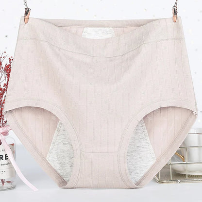🔥  buy 1 get 1 free-High waist plus size cotton antibacterial and leak-proof physiological underwear