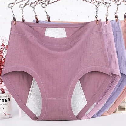 🔥  buy 1 get 1 free-High waist plus size cotton antibacterial and leak-proof physiological underwear